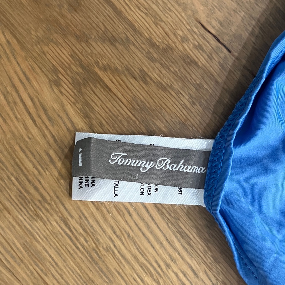 Tommy Bahama Women's Solid Blue Tankini Set Swimsuit - Top And Bottom - Picture 4 of 10